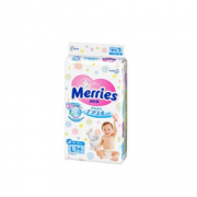 Merries 妙而舒 婴儿纸尿裤 L54片*4包  307.6元包邮