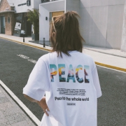 国潮正品反战男女情侣短袖T恤 券后￥173