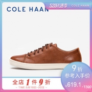 Cole Haan低帮鞋运动时尚系带头层牛皮低帮休闲鞋男板鞋C22687  券后619.1元