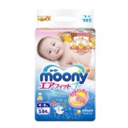 moony 尤妮佳 婴儿纸尿裤 S84片 *3件  217元包邮