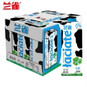 京东plus会员：兰雀波兰原装进口脱脂纯牛奶1L*12整箱装*3件 241.5元包邮（3件7折）