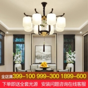 HAIDE 海德照明 忆江南 新中式吊灯 8头（含LED光源） 679元包邮（双重优惠）