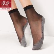 Langsha 浪莎 2645-3 女士薄款丝袜 5双6.9元包邮（需用券）