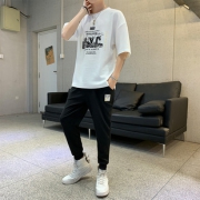 夏季短裤男圆领T恤上衣两件套休闲组合 券后￥99