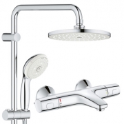 1日0点、预售：GROHE 高仪 763342 恒温冷触淋浴花洒套装 1725元包邮