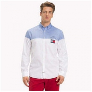 中亚Prime会员、限尺码： Tommy Hilfiger 男士拼色休闲衬衫 242.90元+ 22.10元含税直邮约265元
