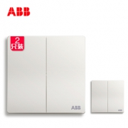 ABB 轩致系列开关 AF122*2 35.2元包邮（需用券）