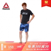Reebok锐步官方 运动健身 INCH SHORT 男子 跑步五分裤FKS68 179元