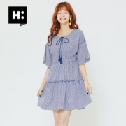 H:CONNECT 30173-121-911-25 女士娃娃风连衣裙 98元