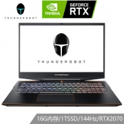 ThundeRobot 雷神 新911Pro 15.6寸 游戏本（i7-9750H、16G、1TB SSD、144Hz、RTX2070） 14995元包邮