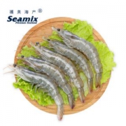 禧美海产厄瓜多尔白虾（大号）ASC认证1kg/盒40-50只*2件+凑单品