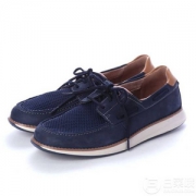 Clarks 其乐 高端UN系列 Pilot Lace 男士真皮系带休闲鞋26140957