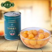 兴隆堡 大连黄樱桃罐头 425g*4罐 38.8元包邮