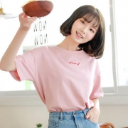 韩都衣舍 2019夏季款女士短袖T恤