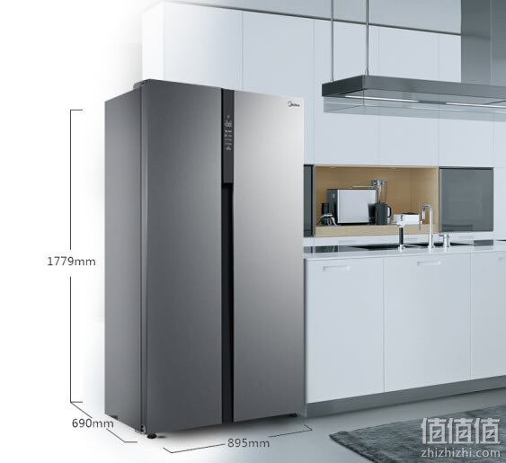 美的BCD-531WKPZM(E)对开门冰箱