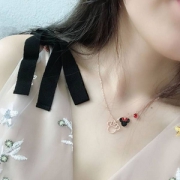 Swarovski 施华洛世奇 MICKEY&MINNIE 迪士尼米妮老鼠项链 5429090 Prime会员免费直邮