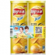 Lay's 乐事 休闲零食 无限组合 薯片 原味 104克*2罐