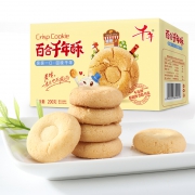千年 桃酥 红枣/葱香/百合味 200g  券后9.9元