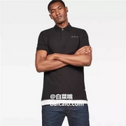 限M码，G-Star Raw Shelo Graphic 男士弹力有机棉Polo衫 Prime会员免费直邮含税