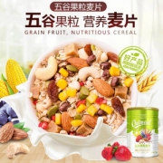 欧扎克 水果坚果燕五谷果粒冲饮麦片 1000g罐装
