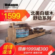 wakagym哇咖北美进口白蜡木水阻划船机舒动系列