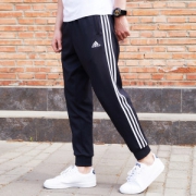 阿迪达斯 adidas 夏季薄款 男士运动长裤 南韩丝面料 189元包邮