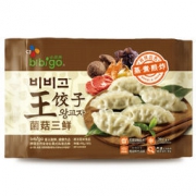 必品阁（bibigo）菌菇三鲜王饺子 490g（水饺 煎饺 蒸饺 锅贴 早餐食材） *17件 206.3元（合12.14元/件）