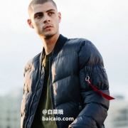 库存浅！限S码，Alpha Industries 阿尔法 MA-1 Echo 男士飞行员保暖夹克 Prime会员免费直邮含税