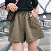 夏季女生高腰阔腿裤运动短裤 券后￥16.8