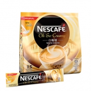1斤多、大马进口！36gx15条 Nestle 雀巢 丝绒白咖啡粉原味