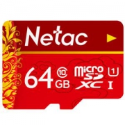 Netac朗科64GBClass10TF内存卡中国红