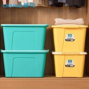有轮带盖，茶花 58L 收纳箱 2个 券后69元包邮（京东3个165元）