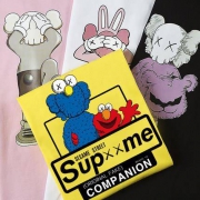 更人性的选择：加赫夏尔 X KAWS 经典XX眼 情侣 T恤