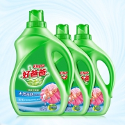 21点开始：Kispa 好爸爸 天然亲肤洗衣液套装 2kg+1kg×2 *2件 30.95元（需用券）