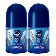 NIVEA 妮维雅 男士海洋酷爽走珠 12ml*2支装 10元包邮（需用券）