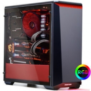 PHANTEKS 追风者 416PTG ATX机箱 钢化玻璃RGB黑红版 229元包邮（满减）
