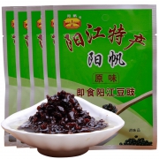 广东阳江特产 阳帆牌 原味即食阳江豆豉400g 共5袋