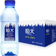 88VIP：恒大 原味 苏打水 360ml*24瓶 28.9元包邮（双重优惠）