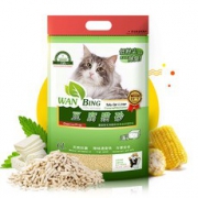 万兵 玉米豆腐猫砂 绿茶味 6L 9.9元包邮