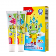 FROGPRINCE 青蛙王子 儿童防蛀牙膏 2支装  券后11.9元