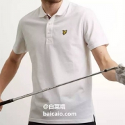 限S码，Lyle & Scott  苏格兰金鹰 Golf系列 Kelso Tech男士含棉防晒Polo衫 prime会员免费直邮
