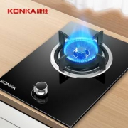 康佳 台嵌两用单燃气灶 4.3kw 一级能效 8.5mm加厚黑晶面板 199元包邮 花呗6期免息