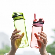 茶花 弹盖塑料水杯 480ml 2色可选 13.9元包邮（需用券）