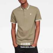 限M码，G-Star Raw Dunda 男士弹力有机棉Polo衫 Prime会员免费直邮含税
