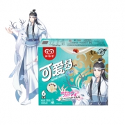 WALL'S 和路雪 焦糖海盐口味 可爱多甜筒 6支装 396g *12件 156元包邮（立减）