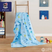 梦洁 纯棉儿童空调被 鲸鱼莱特夏凉被 150*200cm
