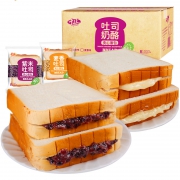 零趣 吐司面包 紫米/奶酪可选 500g 7.9元包邮（下单立减）