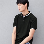 HLA 海澜之家 男士撞色POLO衫 128元包邮