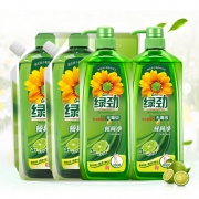 绿劲 餐具净 柚子柠檬（1.28kgx2+1.3kgx2） 59.85元包邮（合29.93元/件）