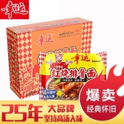 幸运方便面红烧排骨面60gx30